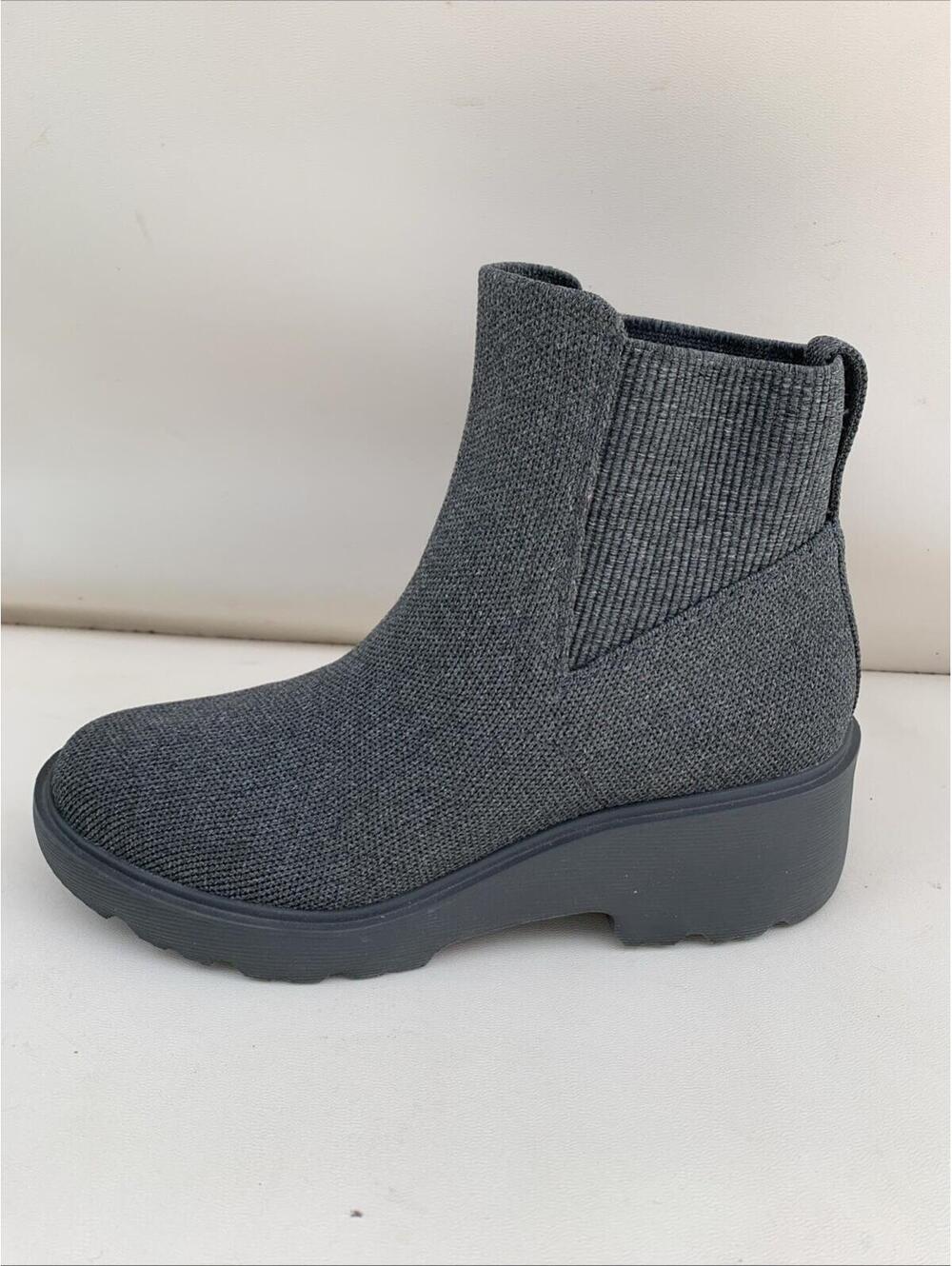VIVAIA Boots Everly Round Toe Platform Knit Travel Gray Lug Sole 39 Or 8.5 9 Us - Picture 3 of 12
